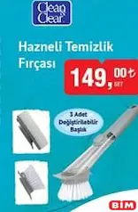 CLEAN&CLEAR HAZNELİ TEMİZLİK FIRÇASI